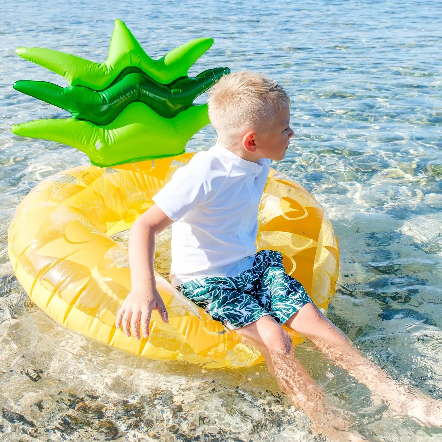 SwimZip Boys' Swim Trunks with Boxer Brief Liner and UPF 50  Sun Protection