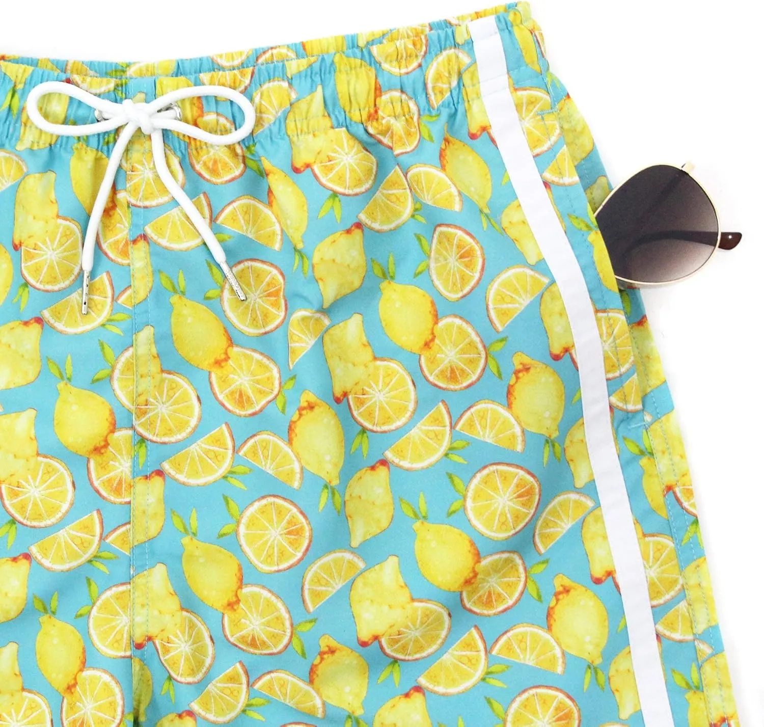 SwimZip Boys' Swim Trunks with Boxer Brief Liner and UPF 50  Sun Protection