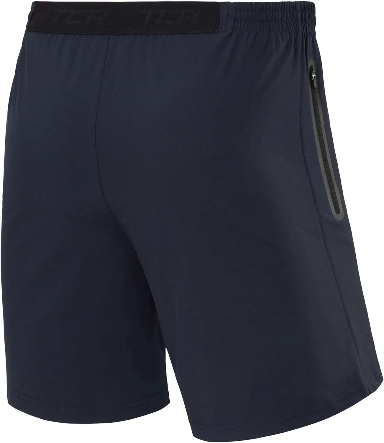 TCA Elite Tech Men Gym Athletic Workout Running Shorts for Men with Zipper Pockets