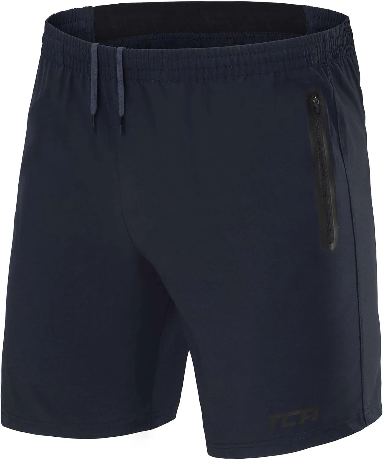 TCA Elite Tech Men Gym Athletic Workout Running Shorts for Men with Zipper Pockets