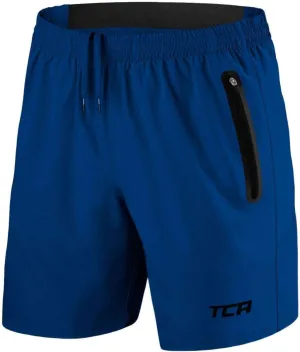 TCA Elite Tech Men Gym Athletic Workout Running Shorts for Men with Zipper Pockets