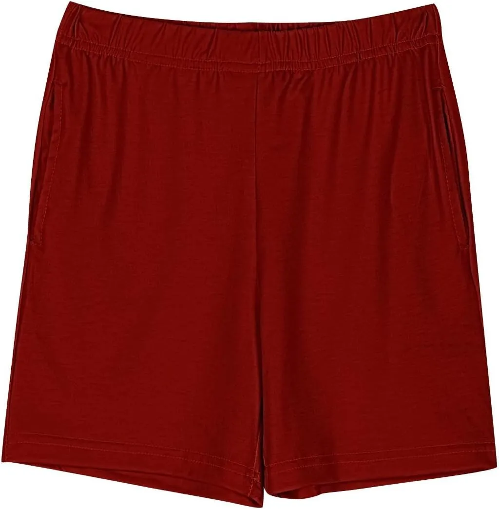 Teen Girls Preppy Athletic Shorts High Waist Elastic Sports Shorts Solid Quick Dry Running Shorts Pants with Pockets