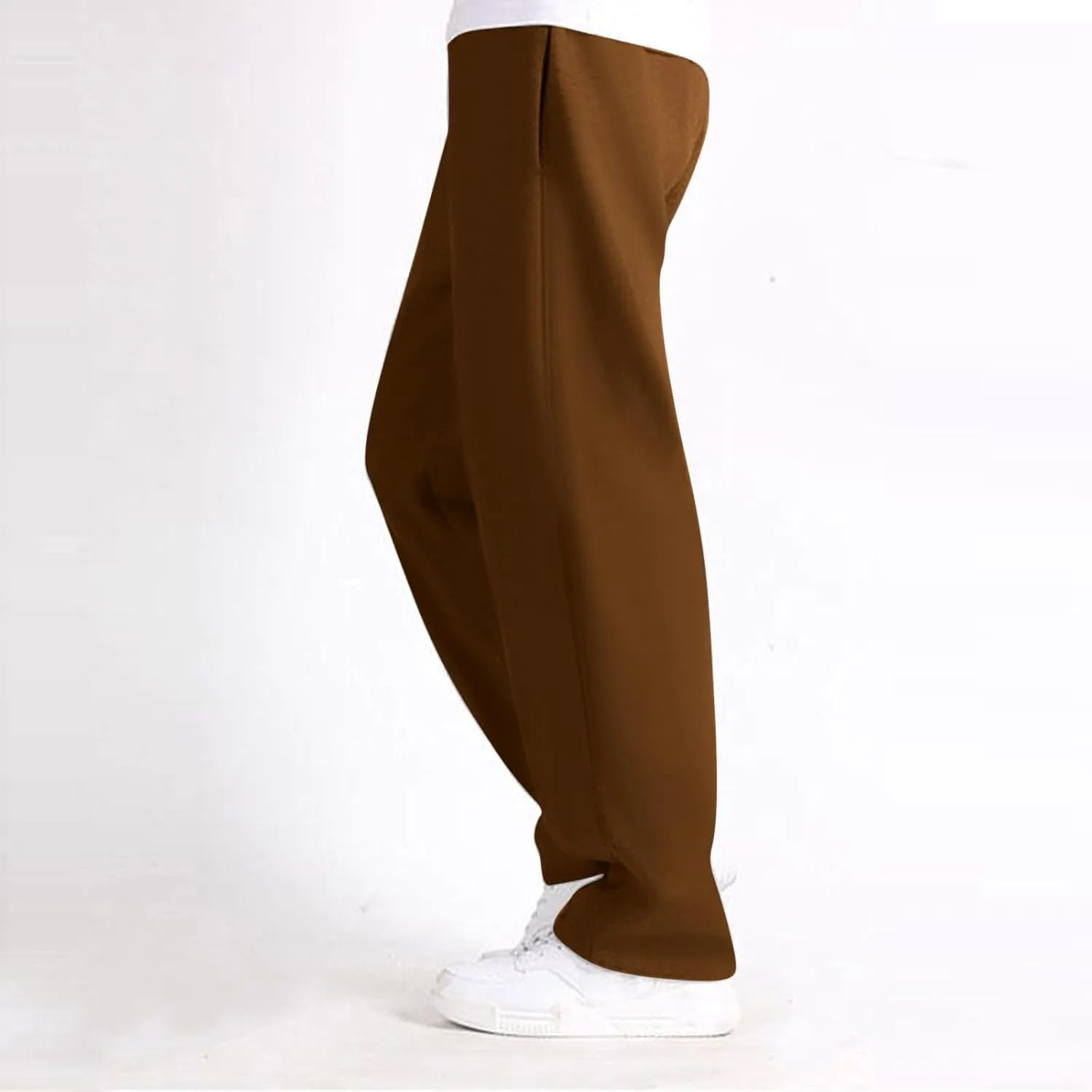 Trendy Pants for Men Summer Elastic Waist Fit Comfortable Loose Sport Clothes Comfy Fashion Running Trousers