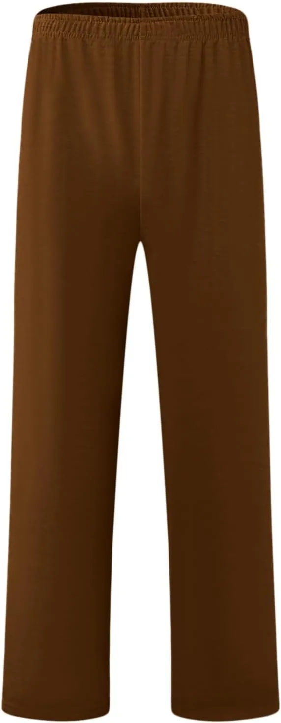 Trendy Pants for Men Summer Elastic Waist Fit Comfortable Loose Sport Clothes Comfy Fashion Running Trousers