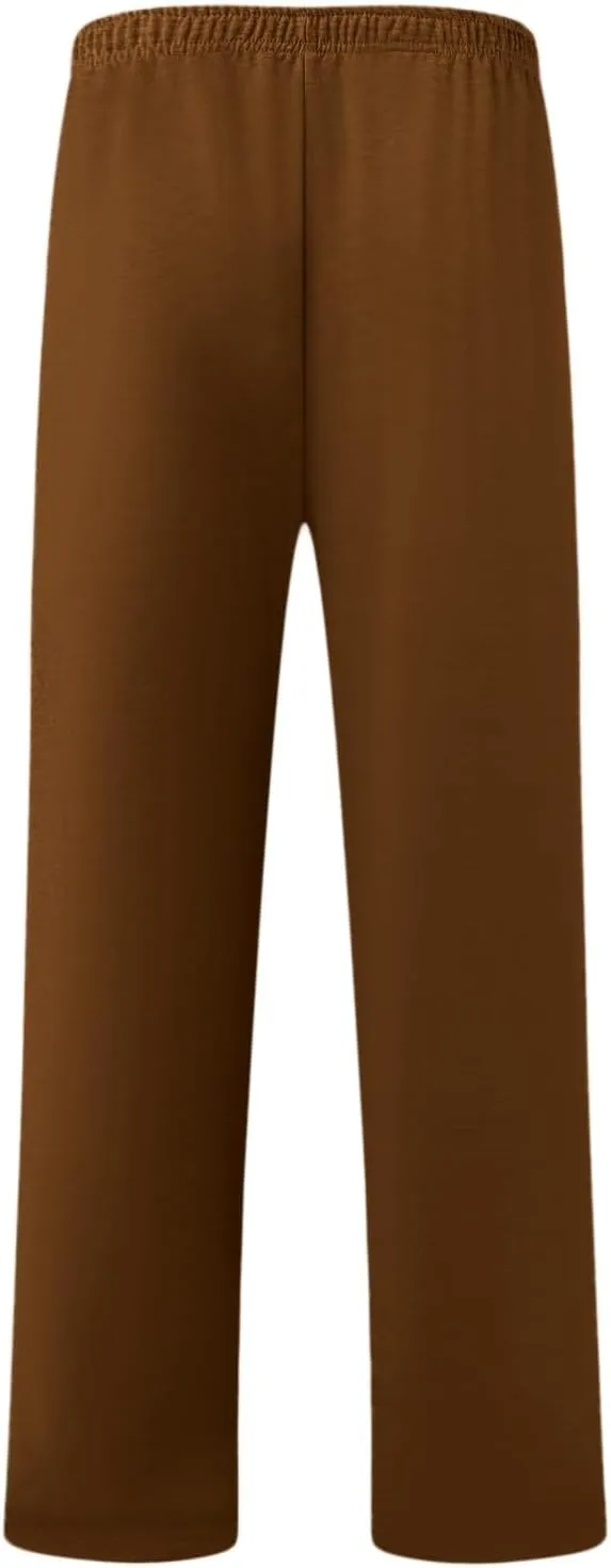 Trendy Pants for Men Summer Elastic Waist Fit Comfortable Loose Sport Clothes Comfy Fashion Running Trousers
