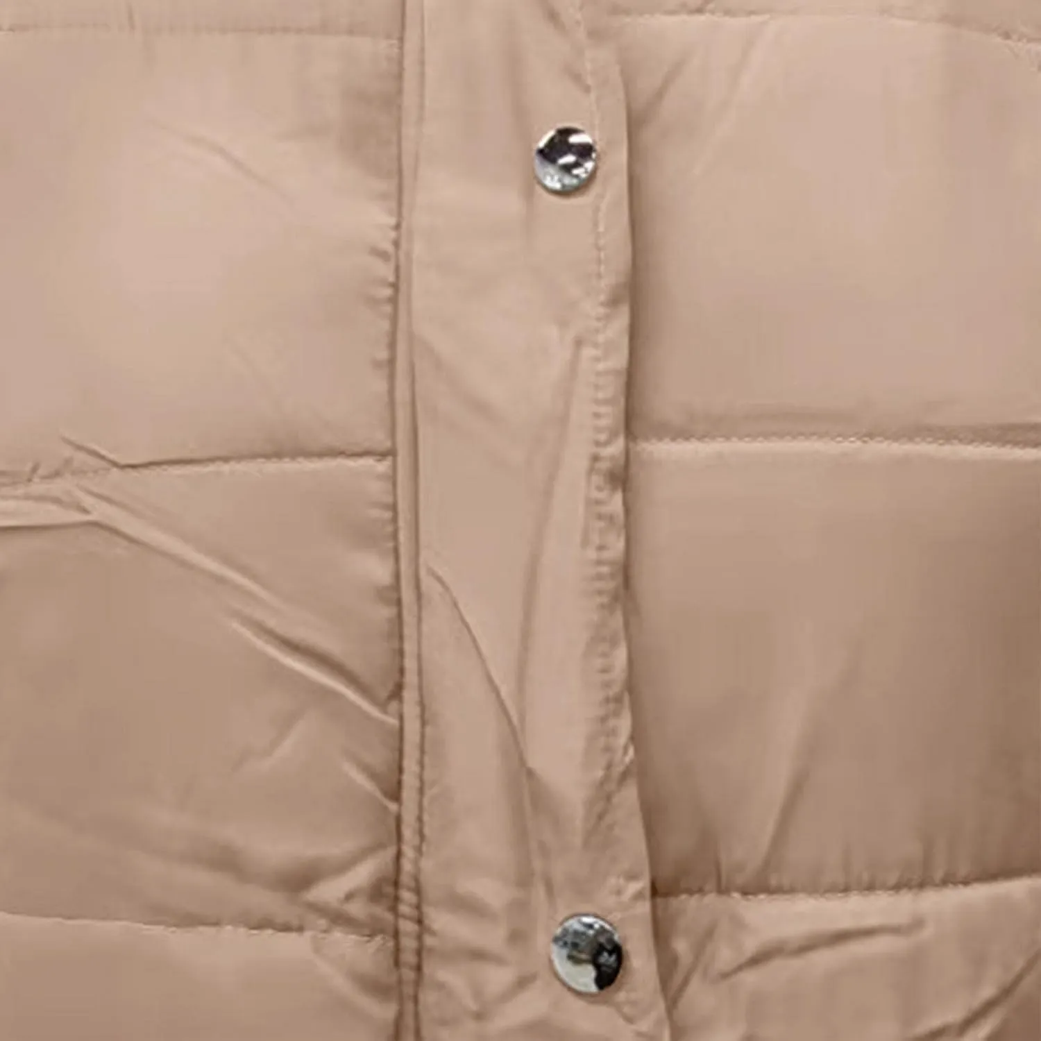 WABEOR Womens Long Puffer Vest Jacket Hooded Quilted Sleeveless Down Coats Winter Thickened Warm Zip Up Outwear Windbreakers