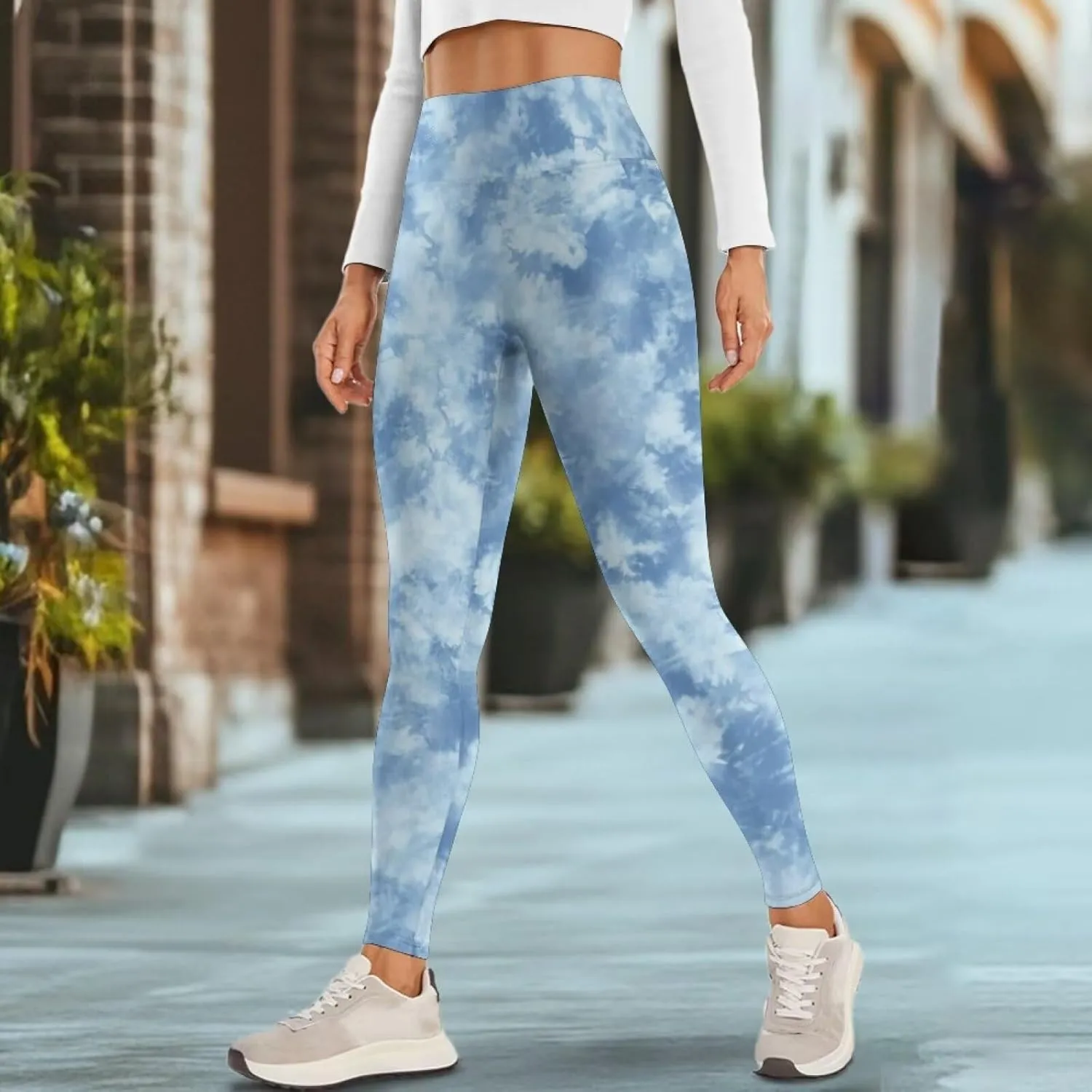 Women Buttery Soft Yoga Leggings with Pockets Tummy Control High Waisted 4-Way Stretch Full-Length Gym Pants