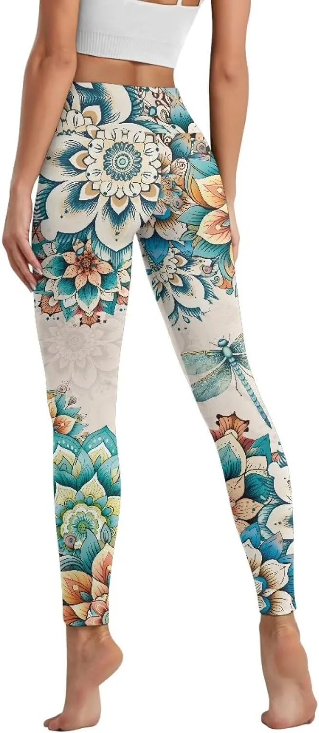 Women Buttery Soft Yoga Leggings with Pockets Tummy Control High Waisted 4-Way Stretch Full-Length Gym Pants