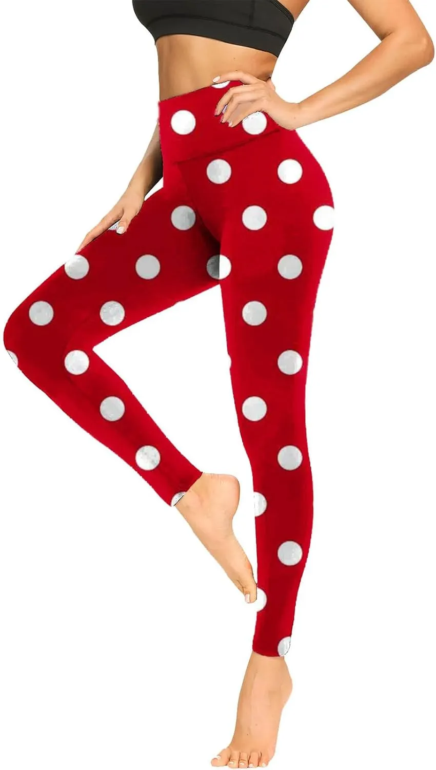 Women Seamless Leggings Compression Tights High Waist Leggings Printed Yoga Pants Butt Lifting Workout Stretchy Bottoms