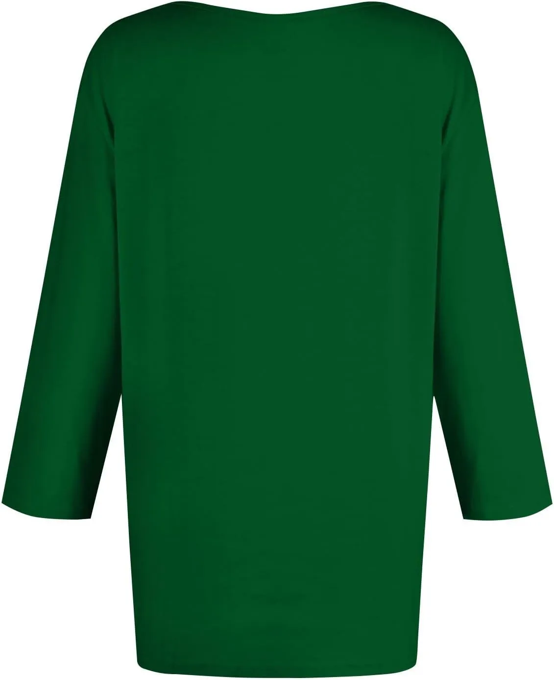 Womens 3/4 Sleeve Tops Casual V Neck T Shirts Loose Fit Three Quarter Length Cute Shirts Dressy Basic Work Blouse