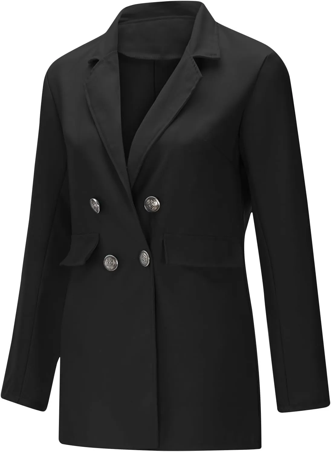Women's Fall Casual Blazers Business Outfits Long Sleeve Notch Lapel Trendy Work Suit Office Blazer Jackets Outerwear