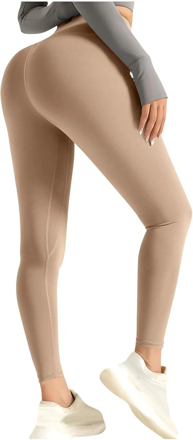 Womens Leggings No Front Seam, Petite Bootcut Yoga Pants,Plus Size Bootcut Yoga Pants,Leggings for Women