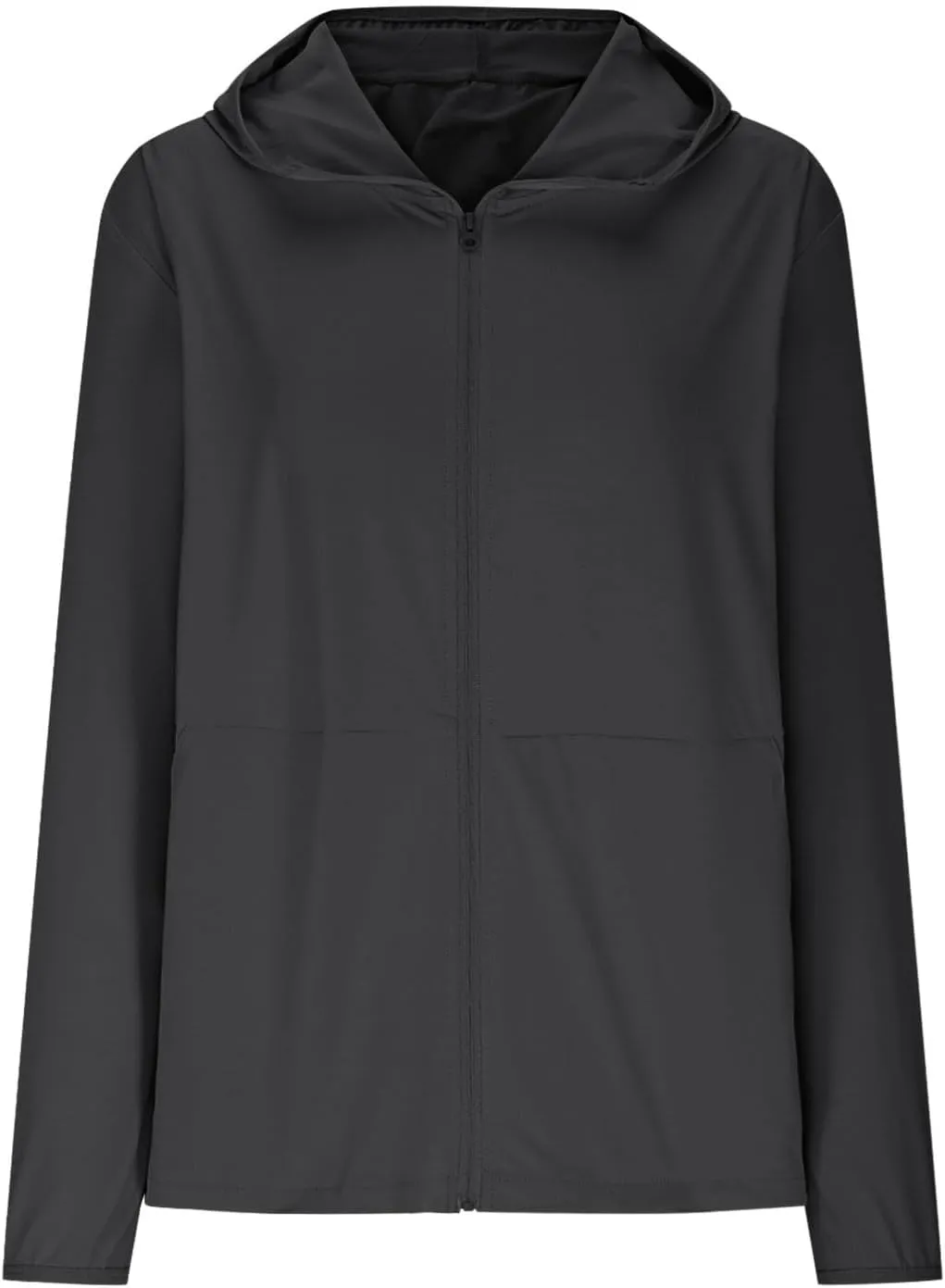 Women's UPF 50  Sun Protection Shirts SPF Lightweight Jacket UV Cooling Hoodie Long Sleeve Full Zip Shirt for Outdoor