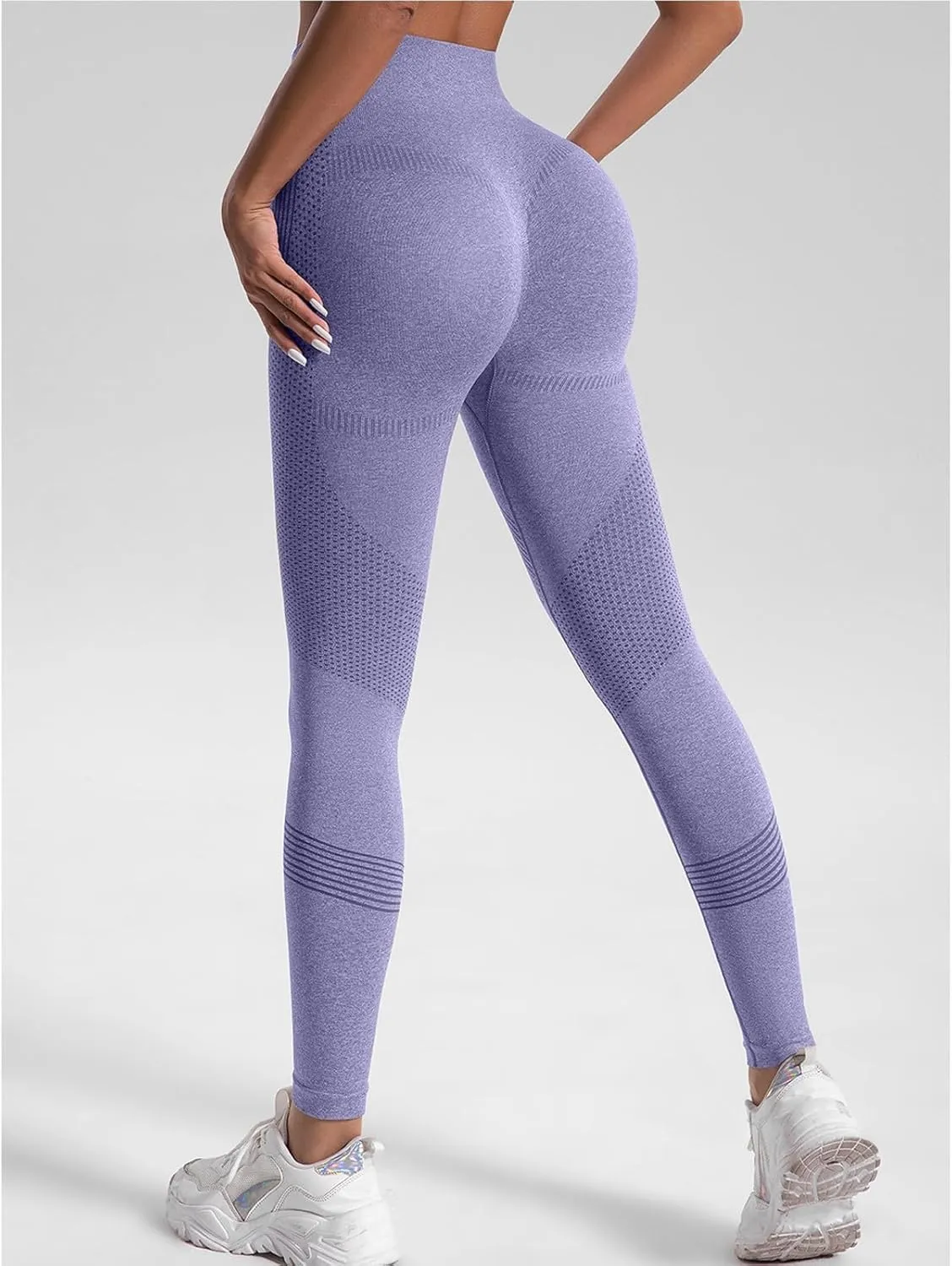 Workout Leggings for Women High Waisted Tummy Control Butt Lifting Compression Gym Leggings Comfy Stretch Yoga Pants