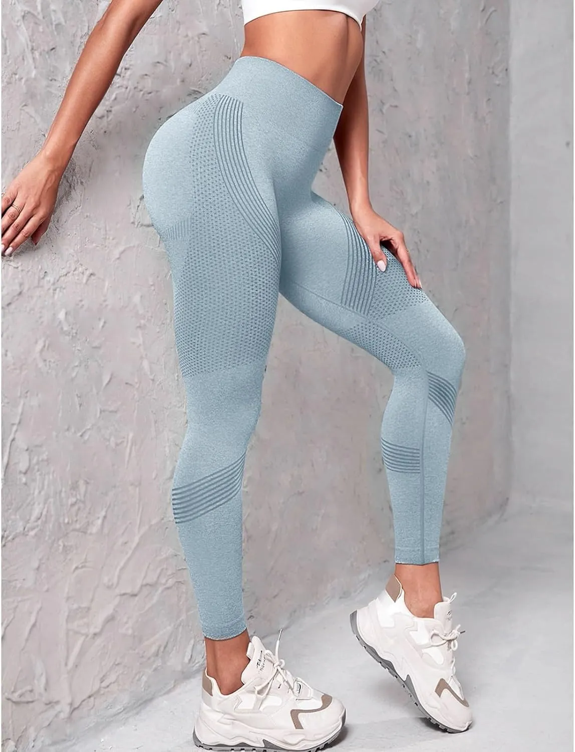 Workout Leggings for Women High Waisted Tummy Control Butt Lifting Compression Gym Leggings Comfy Stretch Yoga Pants