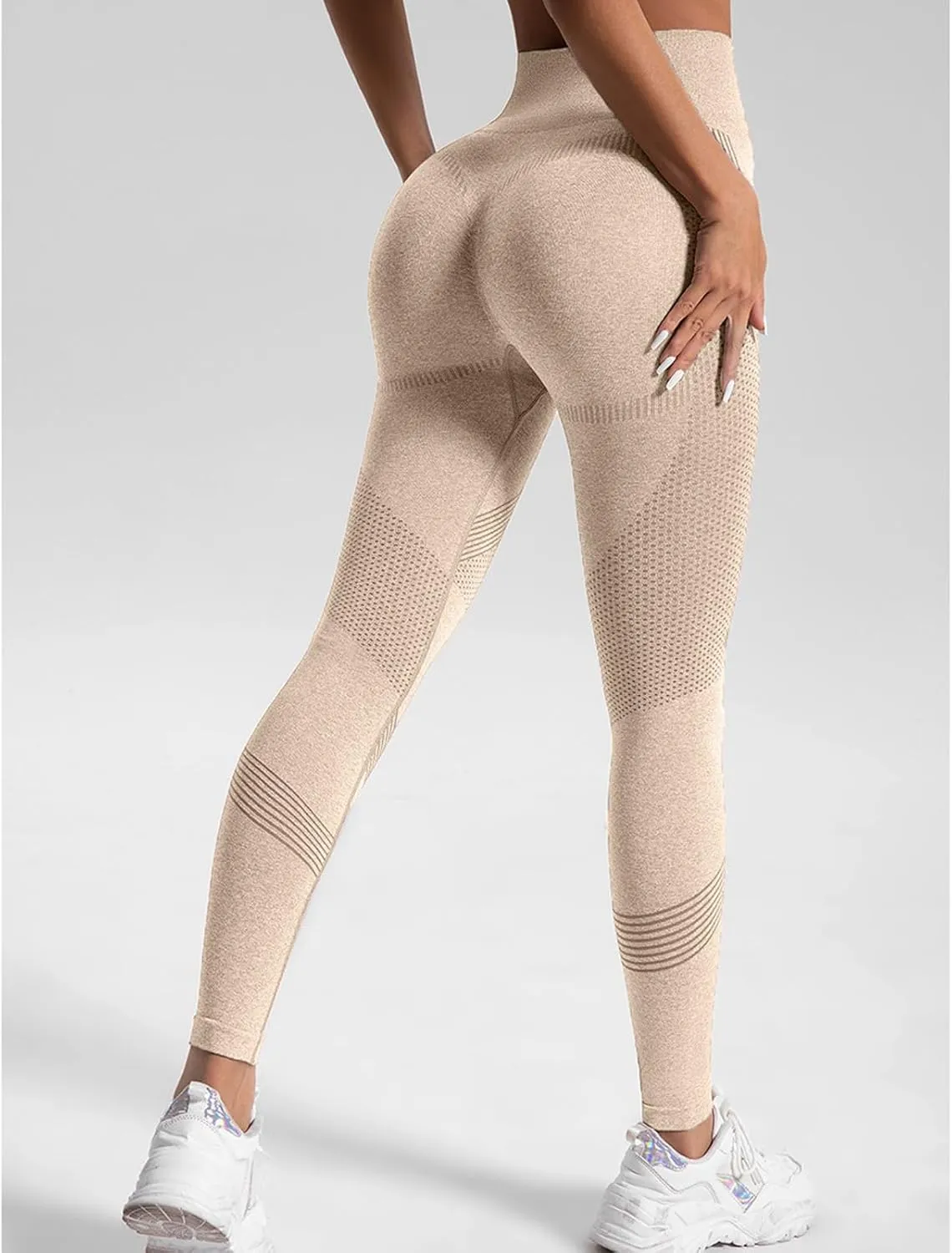 Workout Leggings for Women High Waisted Tummy Control Butt Lifting Compression Gym Leggings Comfy Stretch Yoga Pants