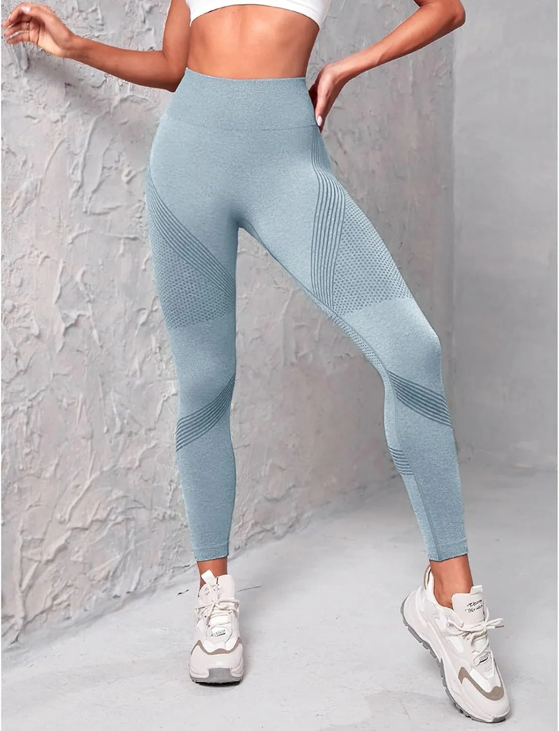 Workout Leggings for Women High Waisted Tummy Control Butt Lifting Compression Gym Leggings Comfy Stretch Yoga Pants