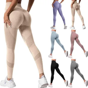 Workout Leggings for Women High Waisted Tummy Control Butt Lifting Compression Gym Leggings Comfy Stretch Yoga Pants