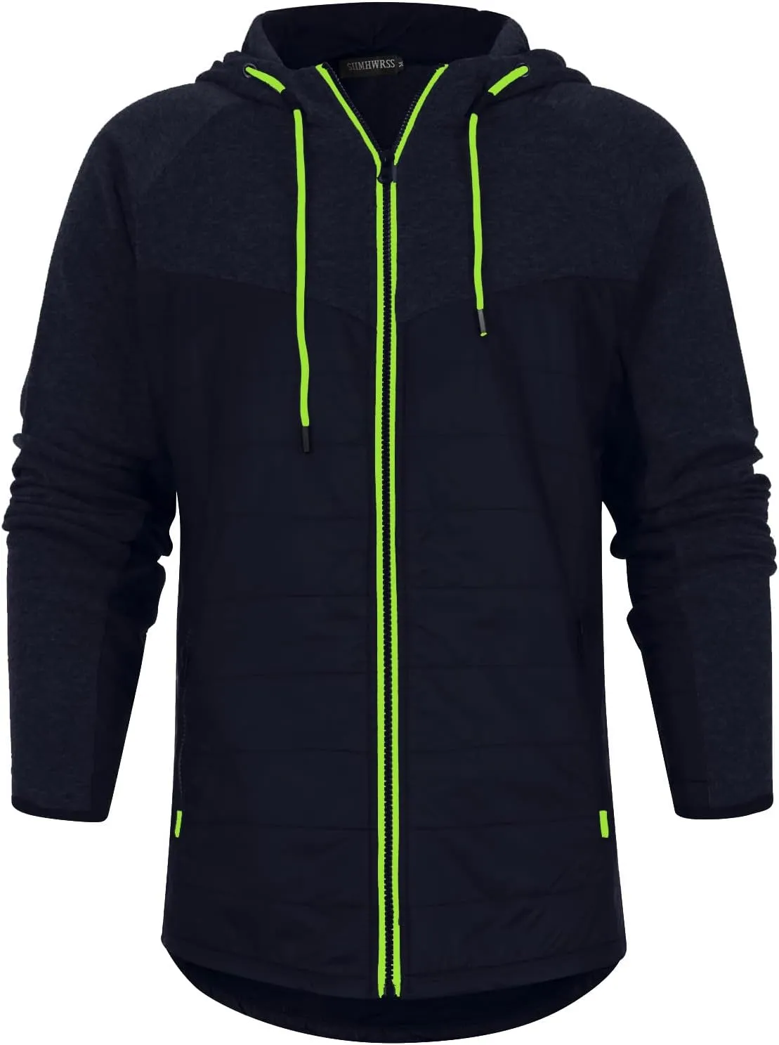 Ymosrh Coats for Men Men's Casual Camouflage Sports Sweatshirt Long Sleeve Zipper Hooded Jacket Coat Leather