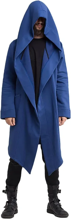 Ymosrh Mens Bomber Jackets Winter Fashion Men's Slim Long Hooded Cardigan Warm Woolen Coat Jacket Jackets for Men