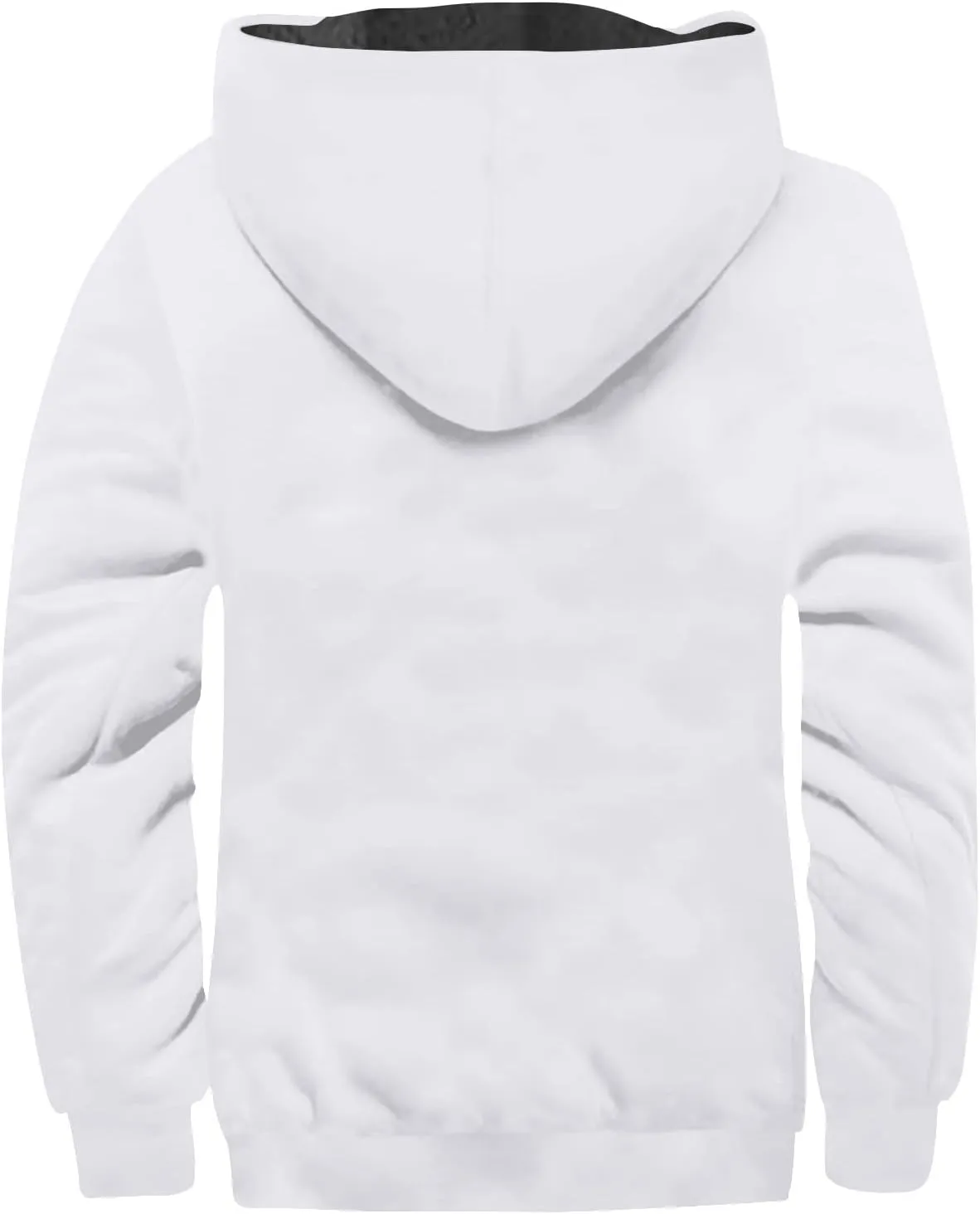 Ymosrh Men's Casual Jacket Sweatshirts Fleece Jackets Thick Sherpa Lined Winter Hoodie Coats Outwear Jacket, S-8XL