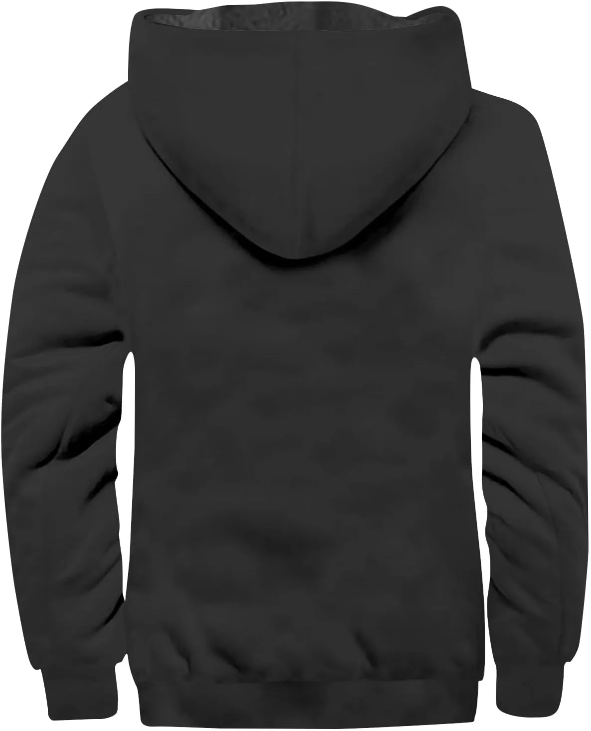 Ymosrh Men's Casual Jacket Sweatshirts Fleece Jackets Thick Sherpa Lined Winter Hoodie Coats Outwear Jacket, S-8XL