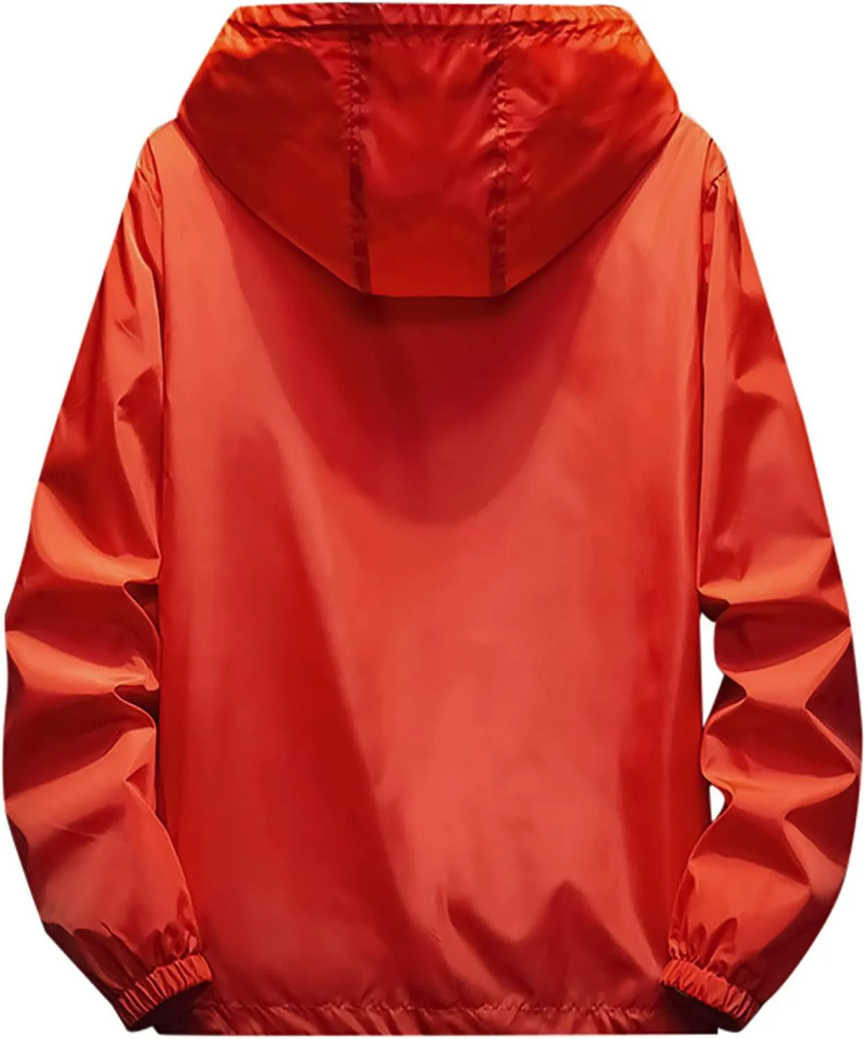 Ymosrh Men's Lightweight Rain Jacket Waterproof Jacket Outdoor Softshell Raincoat Hiking Travel Jacket, M-7XL