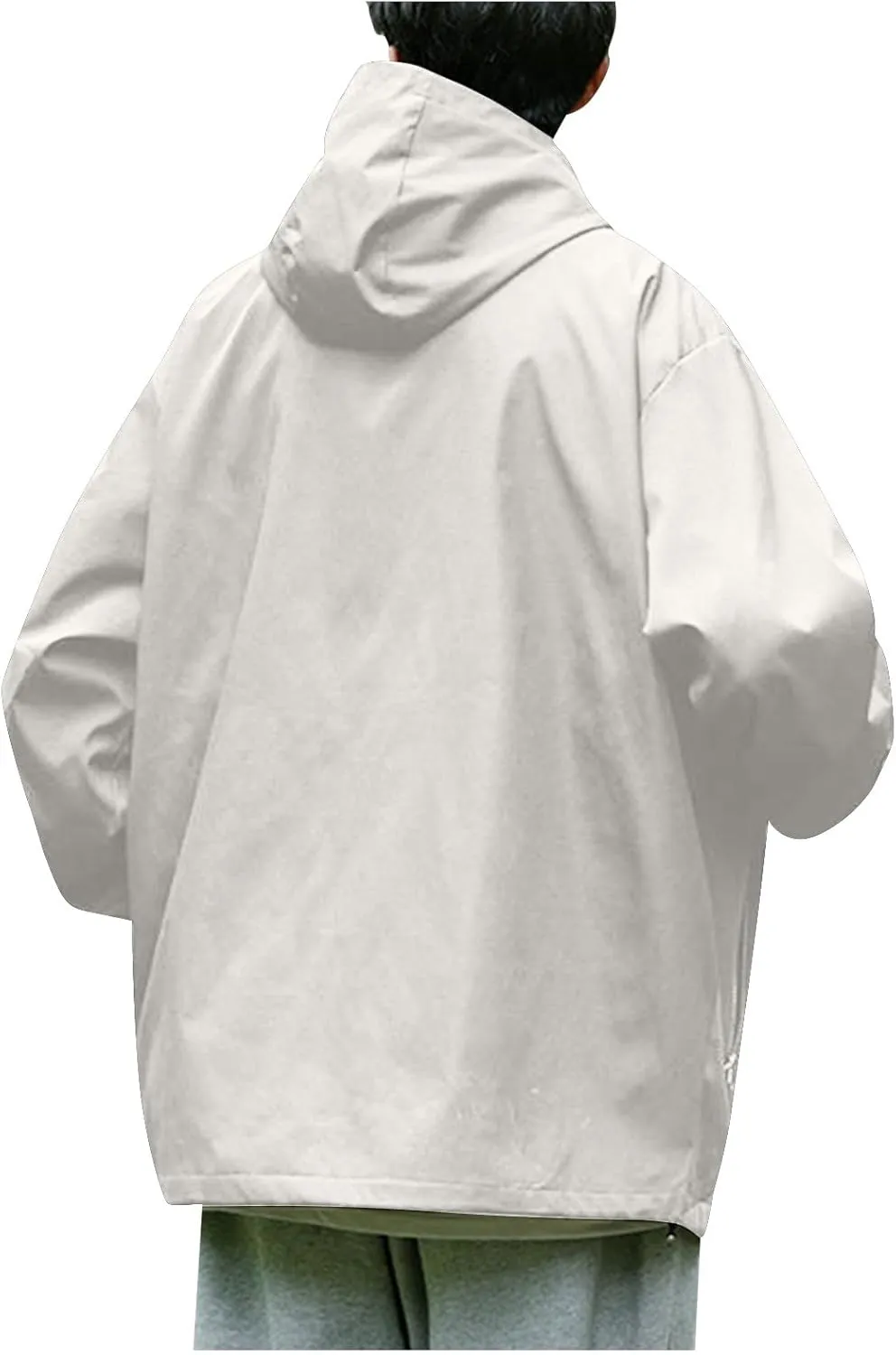 Ymosrh Men's Raincoats Waterproof With Hood Lightweight Mountain Sport Jacket Hooded Windbreaker Raincoat Jackets, M-3XL
