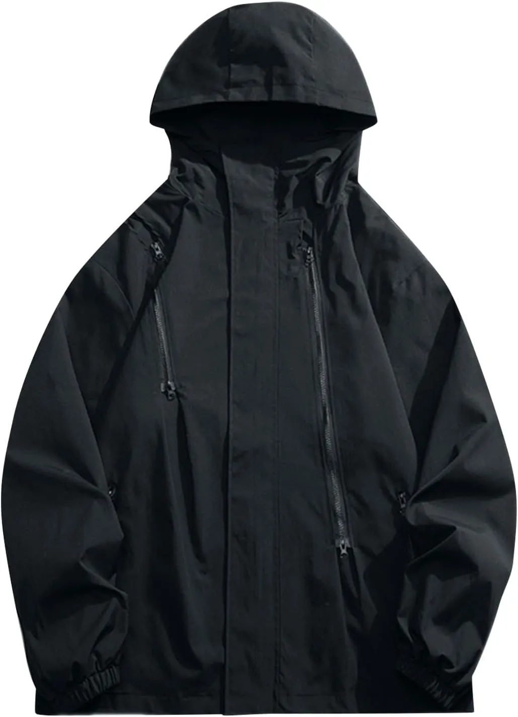 Ymosrh Men's Raincoats Waterproof With Hood Lightweight Mountain Sport Jacket Hooded Windbreaker Raincoat Jackets, M-3XL