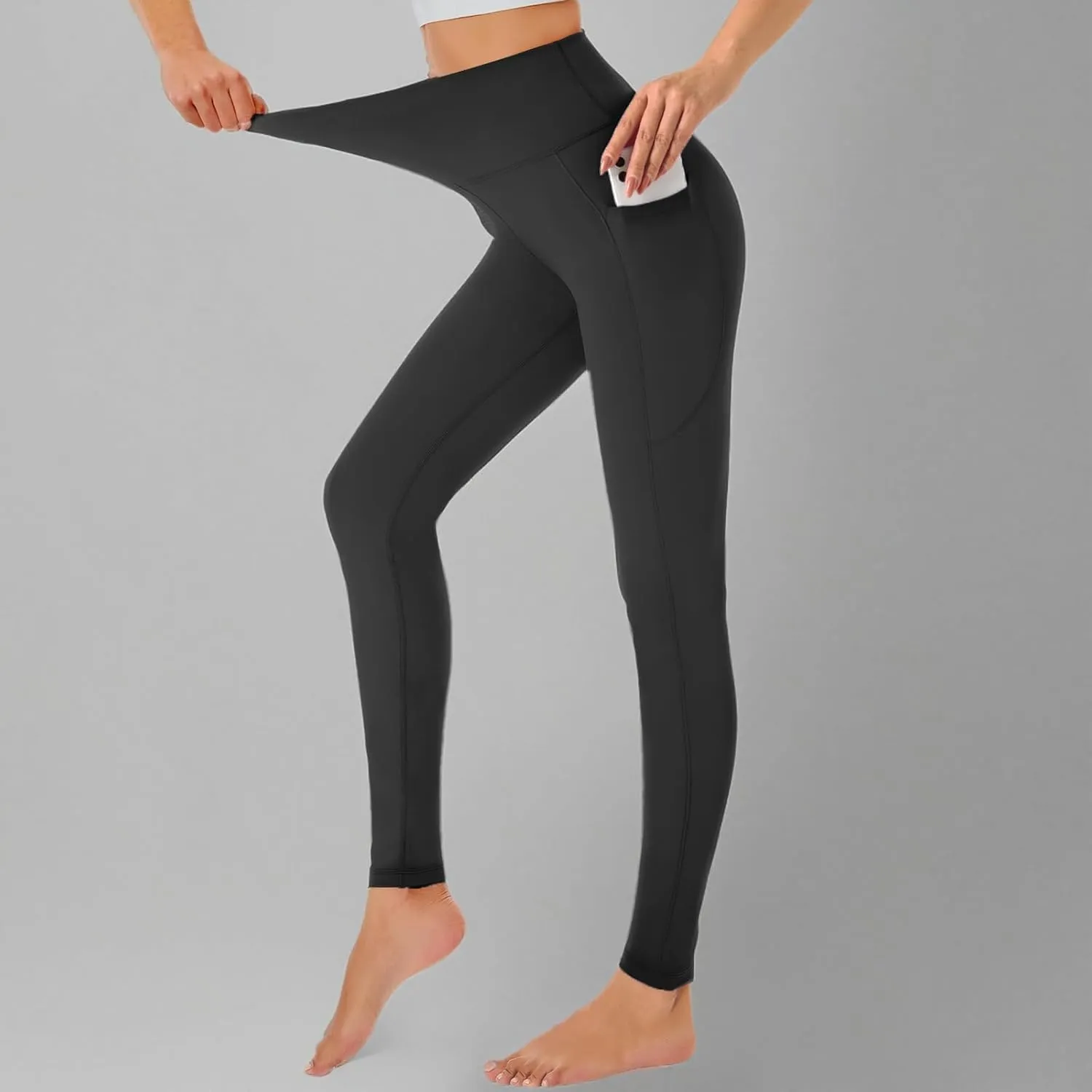 Yoga Leggings for Women Buttery Soft High Waisted Tummy Control Yoga Pants with Pockets Workout Gym Leggings