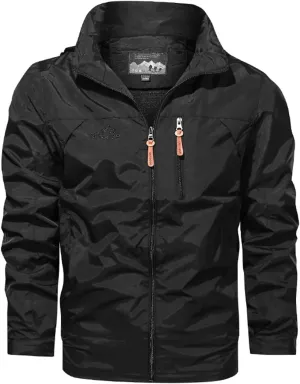ZWRXW Mens Waterproof Ski Jacket Windproof Outdoor Hiking Jackets Snowboarding Winter Warm Snow Coat Raincoat with Hooded